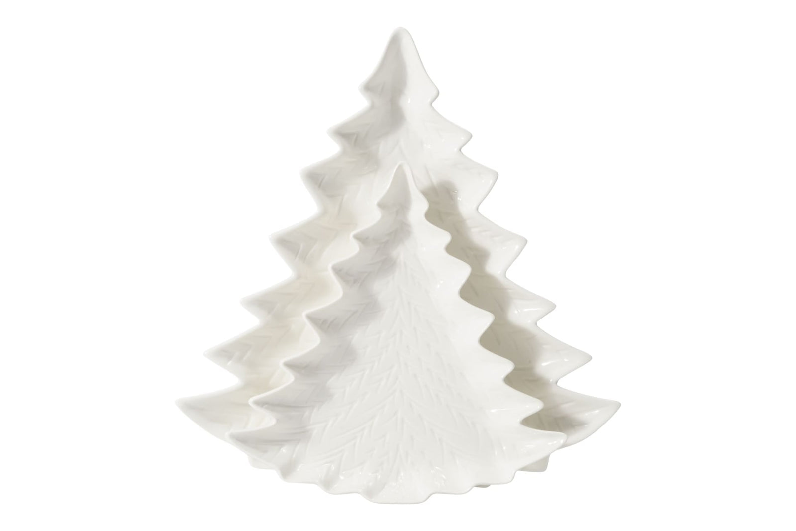 & Co Embossed Porcelain Tree Serving Plates, 2-pk H1U5 - product image 1