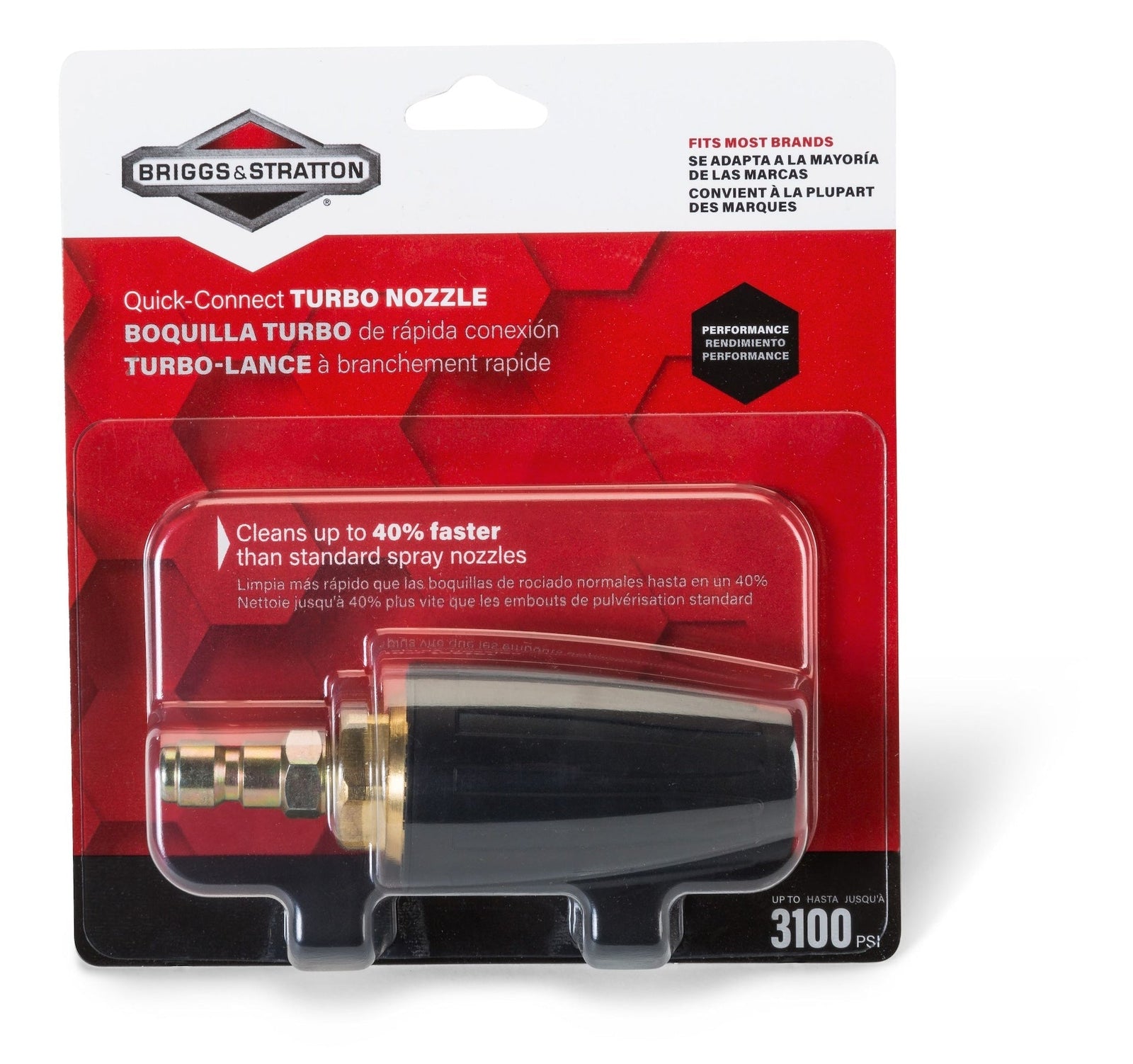 & Stratton 6195 Quick-Connect Turbo Spray Nozzle for Pressure Washers up to 3000 PSI B3W7 - product image 6