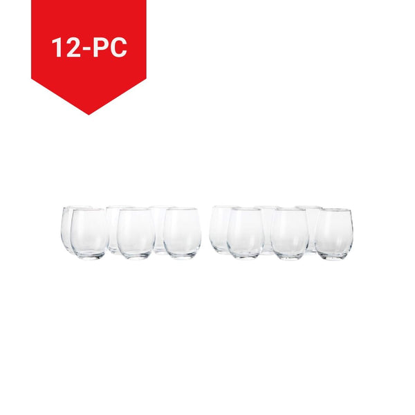 Stemless Wine Glass Set, 18.5-oz, 12-pk R3F1