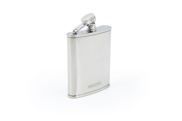 Leakproof Stainless Steel Pocket Flask, 6-oz U5D5