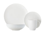 & Williams Round Diamond Porcelain Dinnerware Set, Serves 4, 16-pc, White J7U3 - product image 1