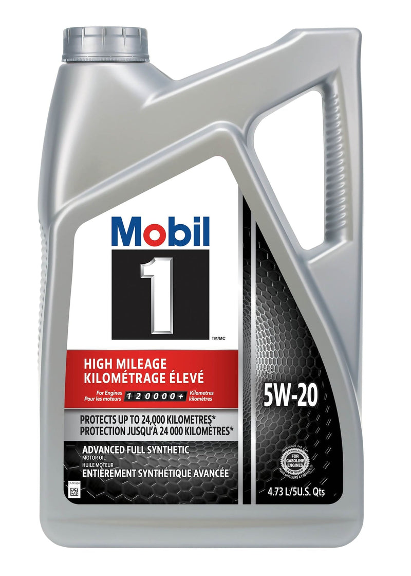 1 High Mileage 5W20 Synthetic Engine/Motor Oil, 4.73-L E2Z3