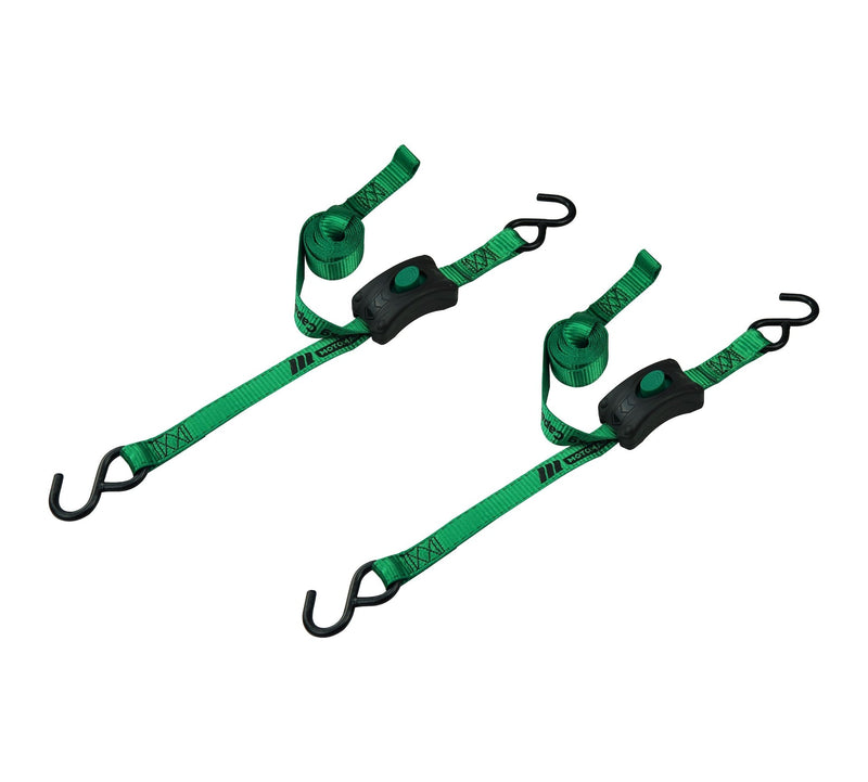 1,200-lb Cam Buckle Tie Down, Quick Release, 1-in x 6-ft, 2-pk T3G5