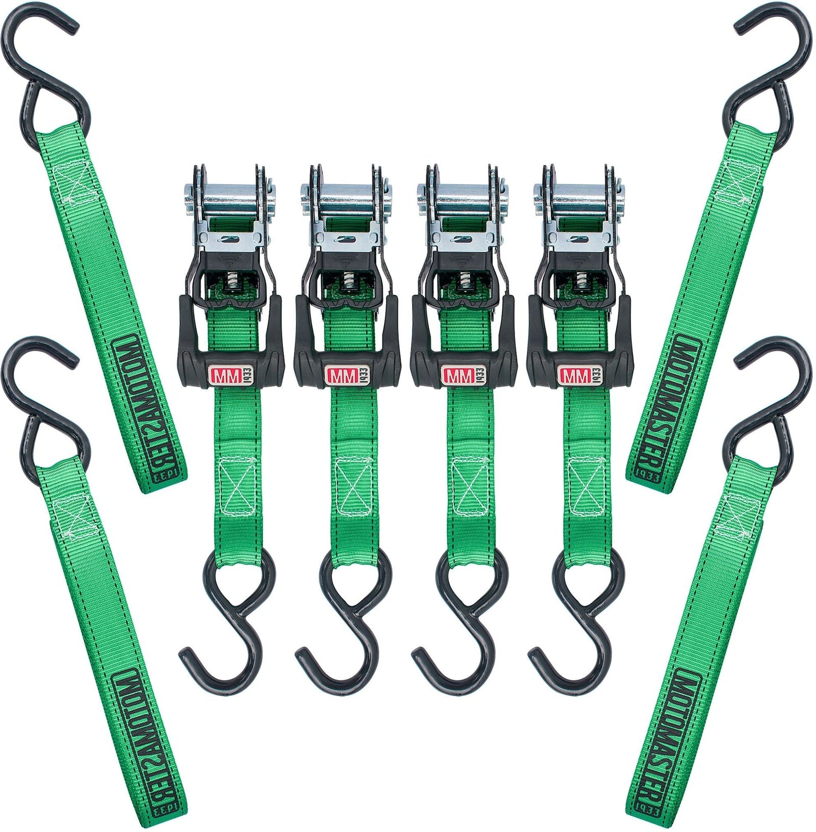 1,500-lb Ratchet Tie-Down Straps, with Padded Handle, 1-in x 14-ft, (2.5 cm x 4.3 m), 4-pk L5P5 - product image 3